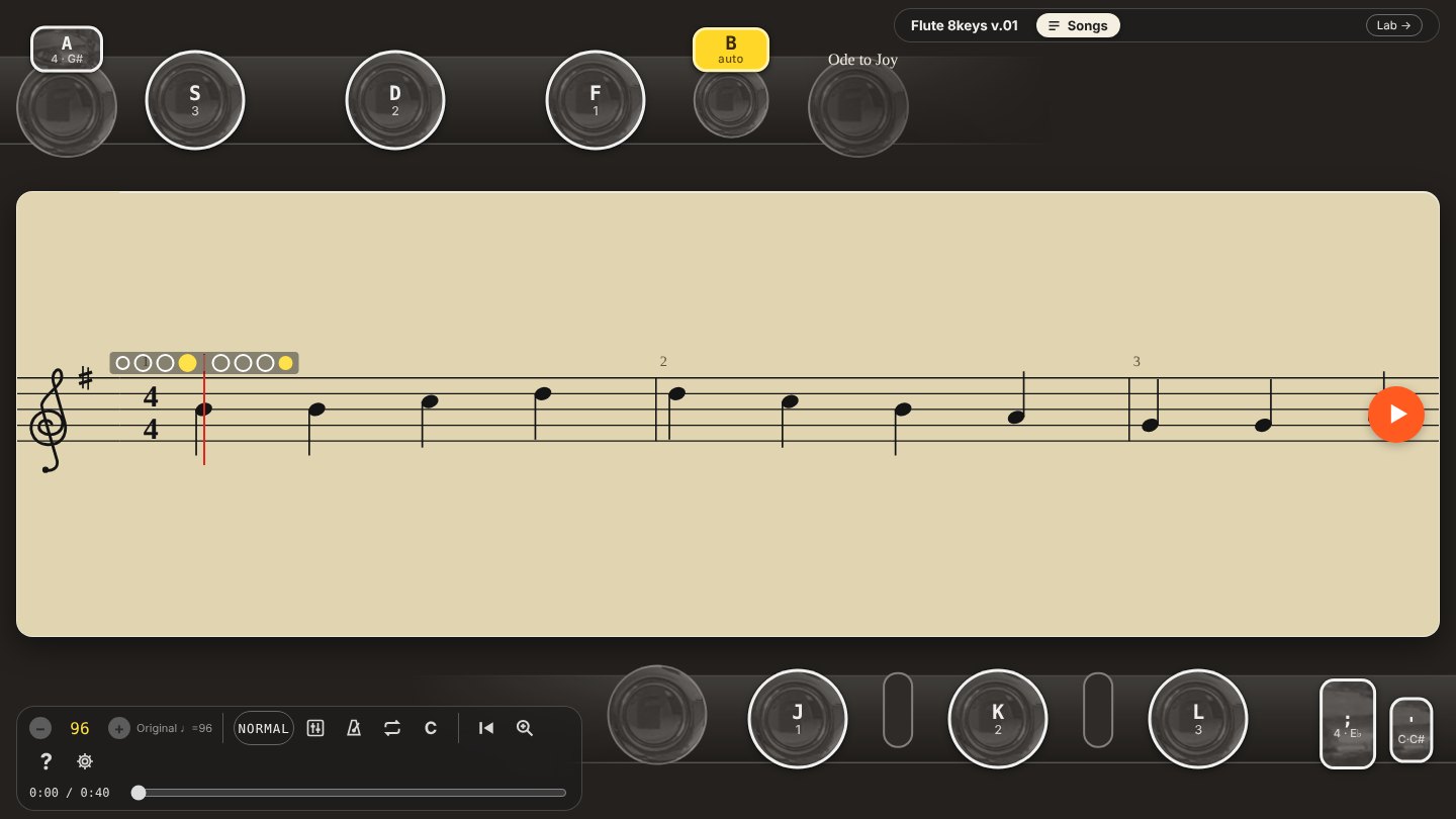 Flute 8keys V.01 screenshot