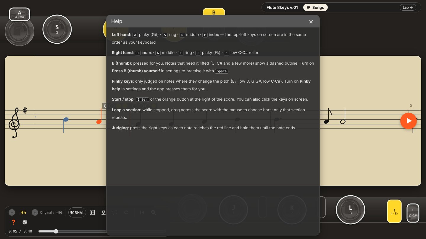 Flute 8keys V.01 screenshot