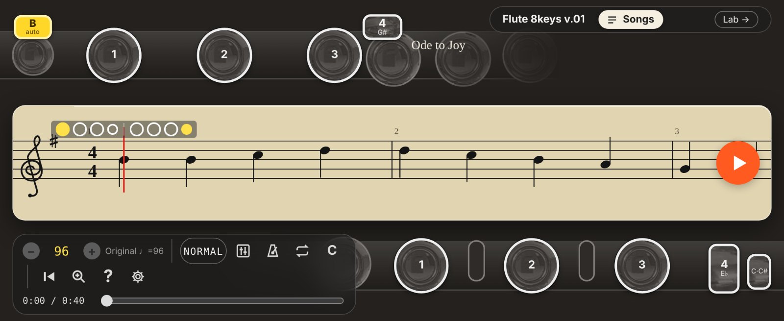 Flute 8keys V.01 screenshot