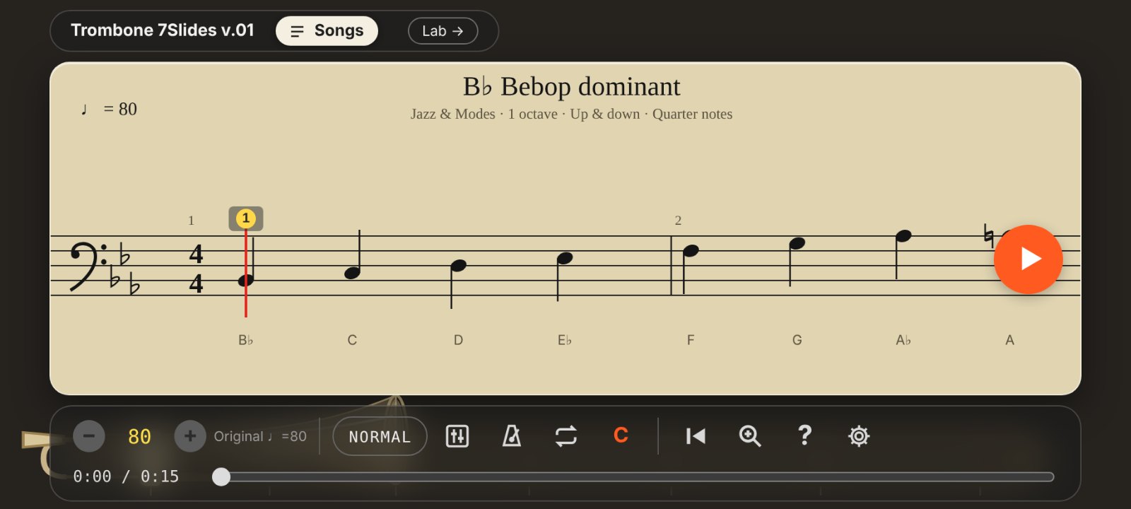 Trombone 7Slides v.01 screenshot