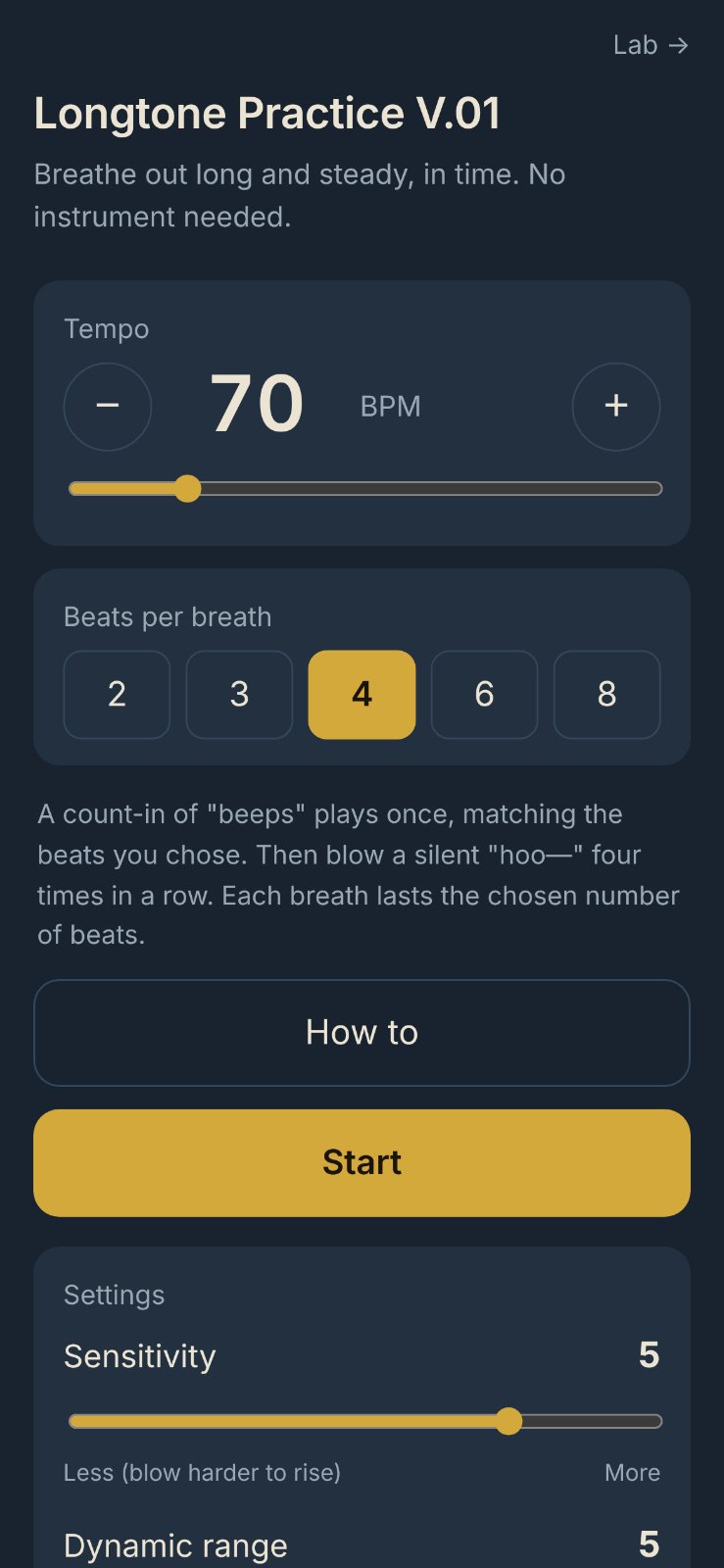 Longtone Practice V.01 screenshot