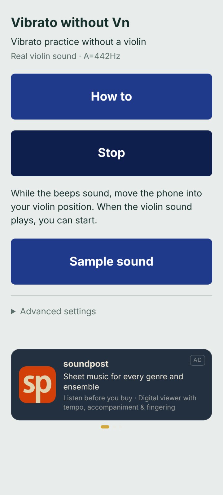 Vibrato without Violin V.01 screenshot